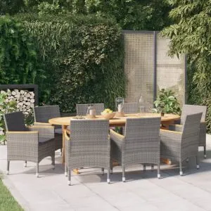 Set mobilier de grădină cu perne