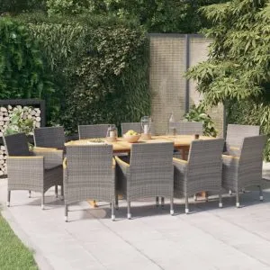 Set mobilier de grădină cu perne