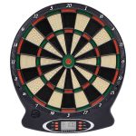 Placă electrică de darts cu săgeți din polipropilenă neagră