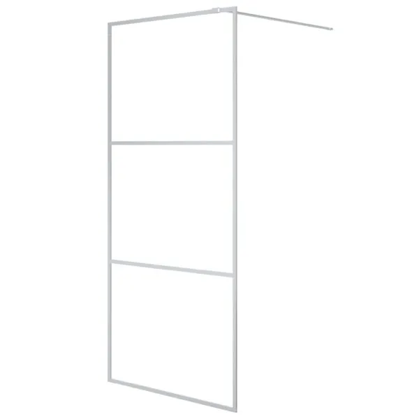 Paravan duș walk-in argintiu 90×195 cm sticlă ESG transparentă