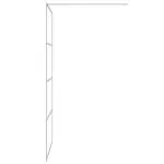 Paravan duș walk-in argintiu 100×195 cm sticlă ESG transparentă