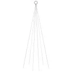 Brad de Crăciun pe catarg, 108 LED-uri, albastru, 180 cm