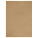 Covor buclat lucrat manual, 120×180 cm, iută și bumbac