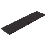 Panouri perete 12 buc. negru, 60×15 cm, piele ecologică 1,08 m²