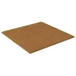 Panouri de perete 12 buc. maro 30×30 cm catifea 1,08 m²