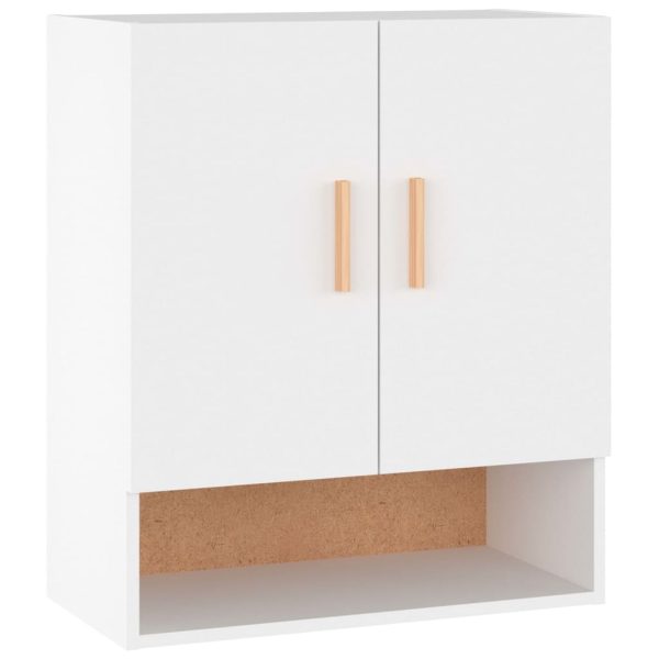 Dulap de perete, alb, 60x31x70 cm, lemn compozit