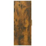 Dulap de perete suspendat, stejar fumuriu, 69,5x34x90 cm