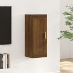 Dulap de perete, stejar maro, 35x34x90 cm, lemn prelucrat
