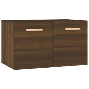 Dulap de perete, stejar maro, 60×36,5×35 cm, lemn prelucrat