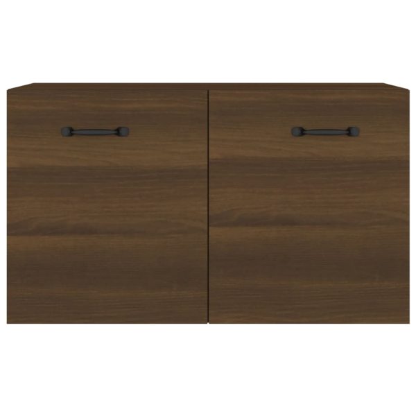 Dulap de perete, stejar maro, 60×36,5×35 cm, lemn prelucrat