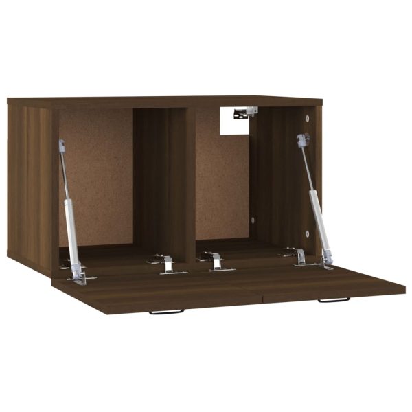 Dulap de perete, stejar maro, 60×36,5×35 cm, lemn prelucrat