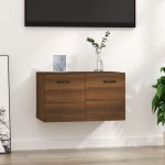 Dulap de perete, stejar maro, 60×36,5×35 cm, lemn prelucrat