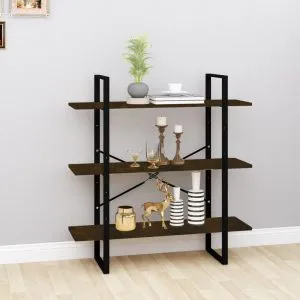 Bibliotecă, stejar fumuriu, 100x30x105 cm, lemn prelucrat