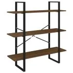 Bibliotecă, stejar maro, 100x30x105 cm, lemn prelucrat