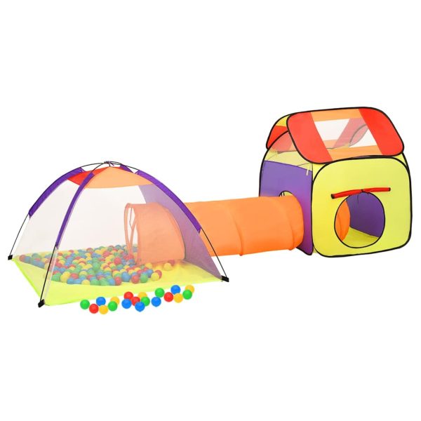 Cort de joacă pentru copii, multicolor, 338x123x111 cm