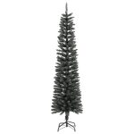 Brad de Crăciun artificial slim cu suport, verde, 210 cm, PVC