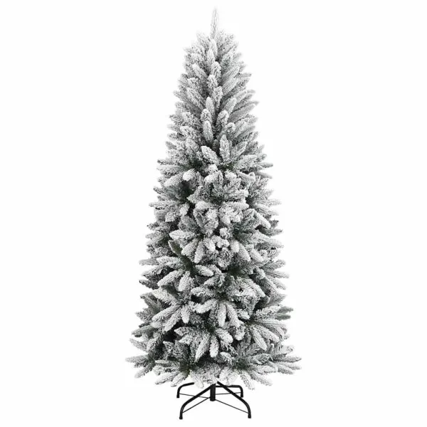 Brad de Crăciun artificial cu zăpadă, 120 cm, PVC&PE