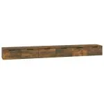 Dulapuri perete 2 buc stejar afumat 102x30x20 cm lemn prelucrat