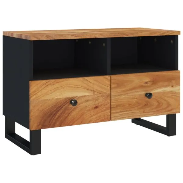 Comodă TV, 70x33x46 cm, lemn masiv de acacia
