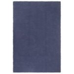 Covor dreptunghiular, bleumarin, 200×300 cm, bumbac