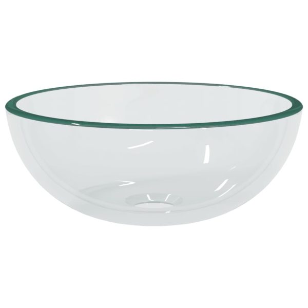 Lavoar din sticlă securizată, 30×12 cm, transparent