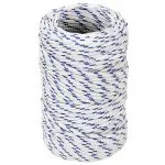 Frânghie de barcă, alb, 2 mm, 50 m, polipropilenă