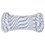 Frânghie de barcă, alb, 5 mm, 500 m, polipropilenă
