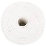 Frânghie de barcă, alb complet, 6 mm, 25 m, polipropilenă