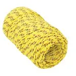 Frânghie de barcă, galben, 2 mm, 25 m, polipropilenă