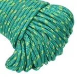 Frânghie de barcă, verde, 4 mm, 250 m, polipropilenă