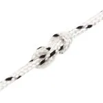 Frânghie împletită pentru barcă, alb, 2 mm x 25 m, poliester