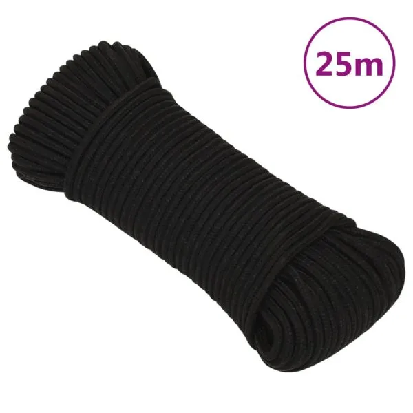 Frânghie de lucru, alb, 3 mm, 25 m, poliester