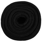 Frânghie de lucru, negru, 18 mm, 100 m, poliester