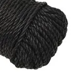 Frânghie de lucru, negru, 3 mm, 25 m, polipropilenă
