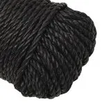 Frânghie de lucru, negru, 8 mm, 100 m, polipropilenă