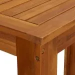 Set bar de grădină, 7 piese, lemn masiv de acacia