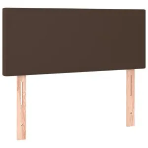 Tăblie de pat, maro, 80x5x78/88 cm, piele ecologică