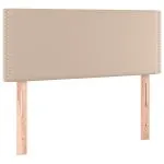 Tăblie de pat, cappuccino, 100x5x78/88 cm, piele ecologică
