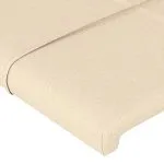 Tăblii de pat, 2 buc., crem, 72x5x78/88 cm, textil