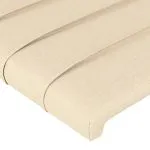 Tăblii de pat, 2 buc., crem, 72x5x78/88 cm, textil