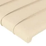 Tăblii de pat, 2 buc, crem, 80x5x78/88 cm, textil