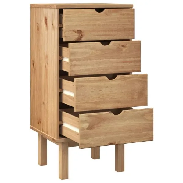 Dulap cu sertar „OTTA”, 45x39x90cm, lemn masiv de pin