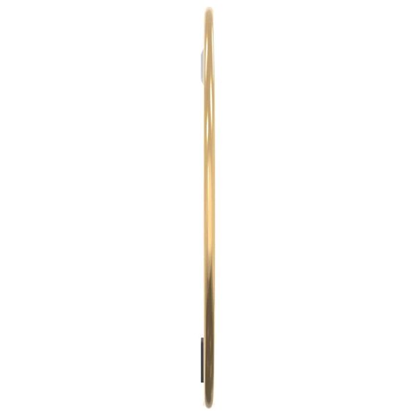 Oglindă de perete rotundă, auriu, Ø 30 cm