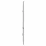Oglindă de perete, negru, 50×20 cm, ovală