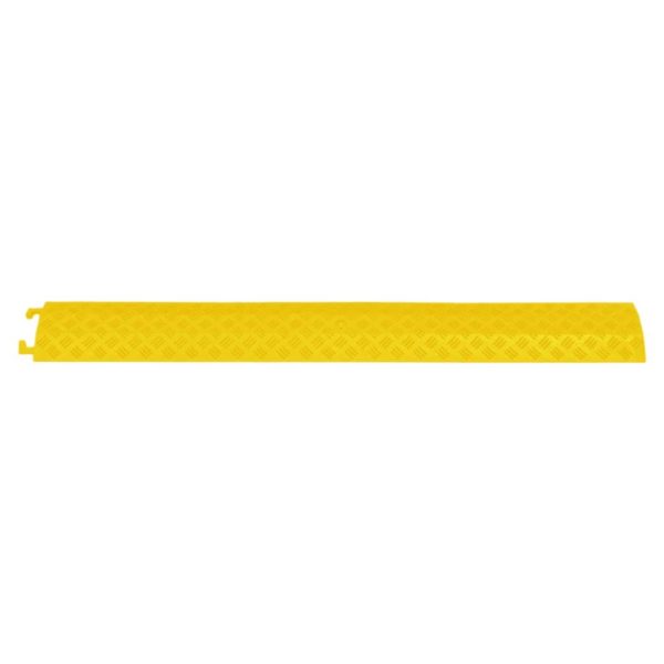 Rampe de protecție pentru cabluri, 2 buc., galben, 98,5 cm
