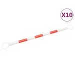 Bare retractabile de conuri de trafic 10 buc. 116-197 cm ABS
