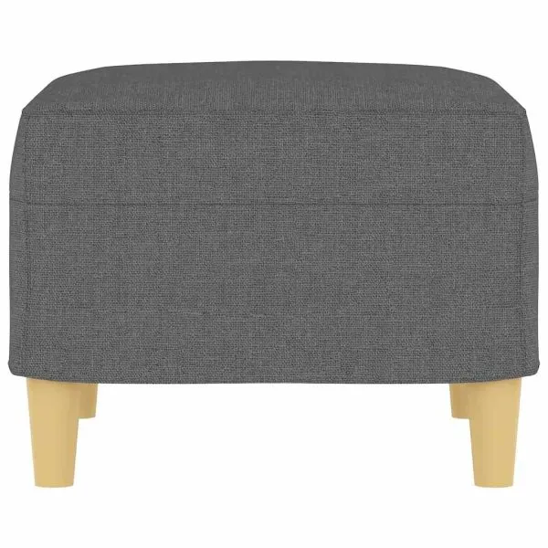 Taburet, gri închis, 60x50x41 cm, material textil