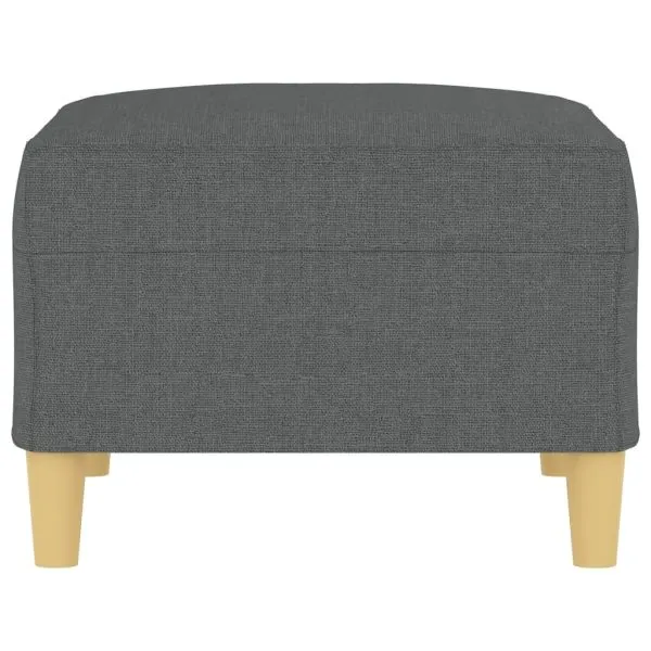 Taburet, gri închis, 70x55x41 cm, material textil