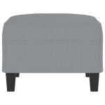 Taburet, gri deschis, 70x55x41 cm, material textil