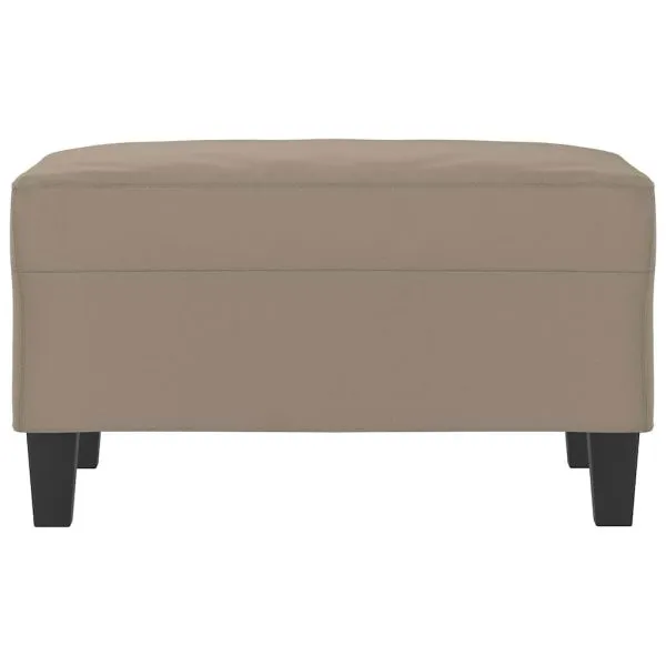 Taburet, gri taupe, 70x55x41 cm, microfibră